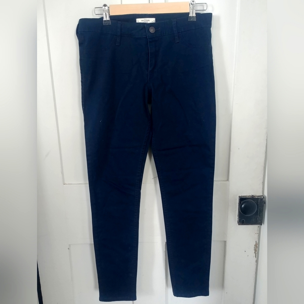 Abercrombie & Fitch Navy Blue Leggings Size 6